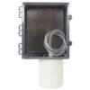 NEMA 4X Polycarbonate Enclosure with Wi-Fi Integrated Omnidirectional Antenna, 4 RPSMA Connectors, 12 x 10 x 6 in.