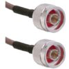 1 ft RGS142 Series Cable Assembly with N Male - N Male Connectors