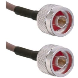 1 ft RGS142 Series Cable Assembly with N Male - N Male Connectors | Image 1