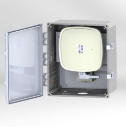 Heated PoE Enclosure for Cisco 9130AXE with Integrated Omnidirectional Antenna, 14 x 12 x 6 in | Image 1