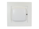 Wi-Fi Hard Lid Ceiling Mount with Interchangeable Door and Universal AP Cover- White