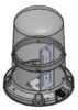 Outdoor Wireless Mini Bollard, Black