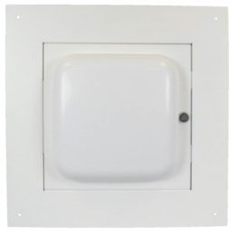 Wi-Fi Hard Lid Ceiling Enclosure with Interchangeable Door for Larger APs Cisco 4800, Aruba 5xx APs with White Cover | Image 1