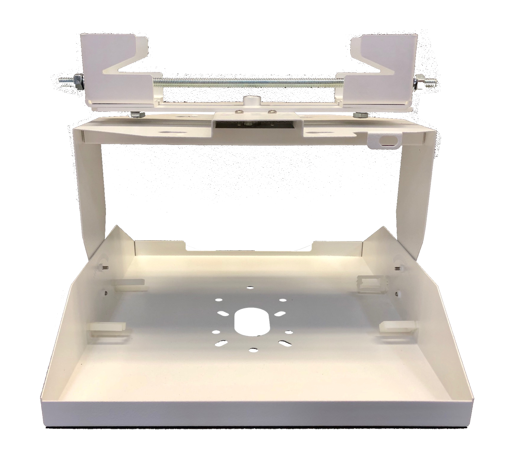 Single-Axis I-Beam Universal Co-Location Mount for Cisco 9100 Series and Aruba 500 Series APs and Wi-Fi Antennas