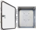 12x10x6 NEMA Enclosure with Clear Door, Key Lock, and 8 RPTNC Bulkhead Holes for Cisco DART APs