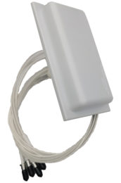 2.4/5 GHz 4/6 dBi MIMO Omni Antenna with 4 lead 18” Pigtails and QMA Female Connectors | Image 1