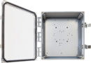 12x10x6 NEMA Enclosure with Clear Door, Latch Locks, and 8 RPTNC Bulkhead Holes for Cisco DART APs