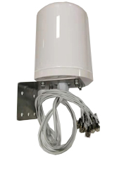 2.4/5 GHz 6 dBi Wi-Fi Omni Antenna with 8 RPTNC Male Connectors | Image 1
