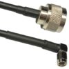 2 ft RG-58/U Series Cable Assembly with N Male - RA SMA Male Connectors