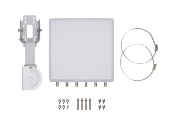 2.4/5 GHz 6 dBi Wi-Fi Universal Patch Antenna with 6 Connector ports and 10” Strong Arm Mount | Image 3