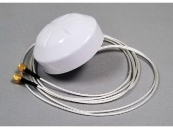 2.4/5 GHz 2.5/4 dBi Wi-Fi Micro Omni Antenna with 2 RPSMA Male Connectors | Image 1