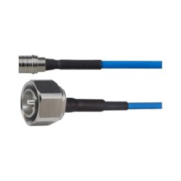 6 ft TFT-402-LF Cable Assembly with QMA Male - 4.3/10 Male Connectors | Image 1