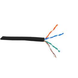 CAT 6 U/UTP Outdoor Network Cable - Black,  1000 ft | Image 1