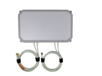 2.4/5 GHz 8 dBi Wi-Fi Directional Antenna with 4 RPSMA Male Connectors and Articulating Mount | Image 1
