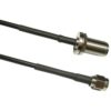 2 ft 100 Series Cable Assembly with N Female Bulkhead - SMA Male Connectors