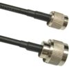 10 ft 195 Series Cable Assembly with N Male - RPTNC Male Connectors