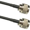 2' TWS195 Jumper with N-Style Male to N-Style Male Connectors