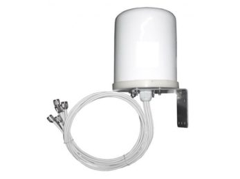 2.4/5 GHz 6 dBi Wi-Fi Omnidirectional Antenna with 6 RPTNC Male Connectors | Image 1