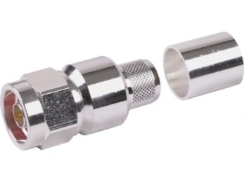 N-Style Male Connector for TWS-600 Cable with Captivated Center Pin | Image 1
