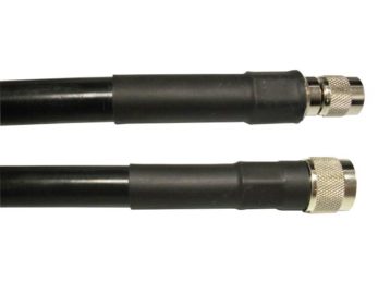 40 ft 600 Series Cable Assembly with N Male - RPTNC Male Connectors | Image 1