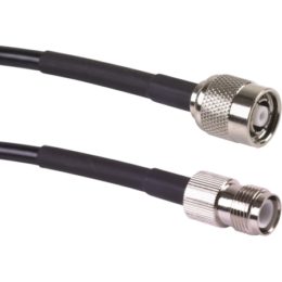 10 ft 195 Series Cable Assembly with RPTNC Female - RPTNC Male Connectors | Image 1