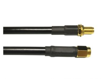 100 ft 240FR Series Cable Assembly with RPSMA Female - RPSMA Male Connectors | Image 1