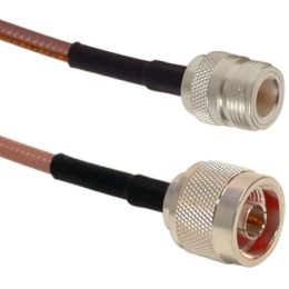 3 ft RG142P Cable Assembly with N Male - N Female Connectors | Image 1