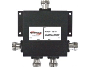 700-2700 MHz 4-Way High Power Splitter with N Female Connectors | Image 1