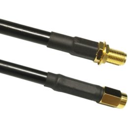 25 ft 400 Series Cable Assembly with RPSMA Female - RPSMA Male Connectors | Image 1