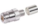 N-Style Female Connector for TWS-400 Cable with Captivated Center Pin