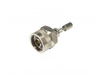 N-Style Male Connector Hex Head for TWS-240 Cable with Captivated Center Pin | Image 1