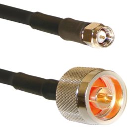 15 ft LMR®-240 Series Cable Assembly with N Male - SMA Male Connectors | Image 1