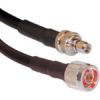 3' LMR400UF Jumper with N-Style Male to SMA Male Connectors