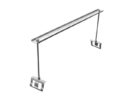 Wi-Fi Mounting Bracket with Adjustable Height, Above Ceiling Tile