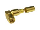 Right Angle SMA Male Connector for TWS-240 Cable with Captivated Center Pin