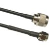 5 ft 195 Series Cable Assembly with N Male - SMA Male Connectors