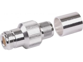 N Female Connector for TWS-600 Cable with Captivated Center Pin | Image 1