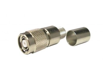 RPTNC Male Connector for TWS-400 Cable with Captivated Center Pin | Image 1