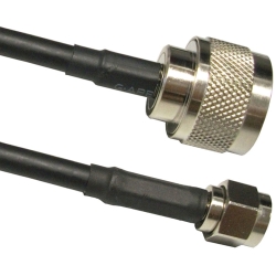 3 ft 195 Series Cable Assembly with N Male - RPSMA Female Connectors | Image 1