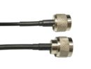 12' TWS195 Jumper with N-Style Male to TNC Male Connectors