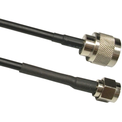 2 ft RG58/U Cable Assembly with N Male - RPSMA Male Connectors | Image 1