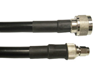 25 ft 400 Series Cable Assembly with N Male - SMA Male Connectors | Image 1
