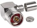 Right Angle N-Style Male Connector for TWS-400 Cable