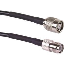 5 ft 195 Series Cable Assembly with RPTNC Female - RPTNC Male Connectors | Image 1