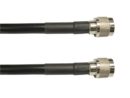 25' RG8/U Jumper with N-Style Male to N-Style Male Connectors