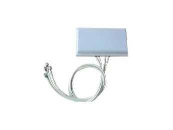 2.4/5 GHz 6 dBi Wi-Fi Directional Patch Antenna with 4 RPTNC Male Connectors | Image 1