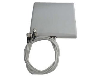 2.4/5 GHz 4 dBi Wi-Fi Patch Antenna with 4 RPTNC Male Connectors | Image 1
