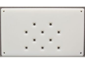 Wi-Fi Adapter Plate- White, for Cisco AIR-ANT2566P4W-R Antenna | Image 1
