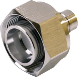 4.3/10 Mini-DIN Male RF Connector for Semi-flex 141 Cable | Image 1