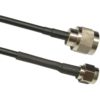 1.5 ft 195 Series Cable Assembly with N Male - SMA Male Connectors